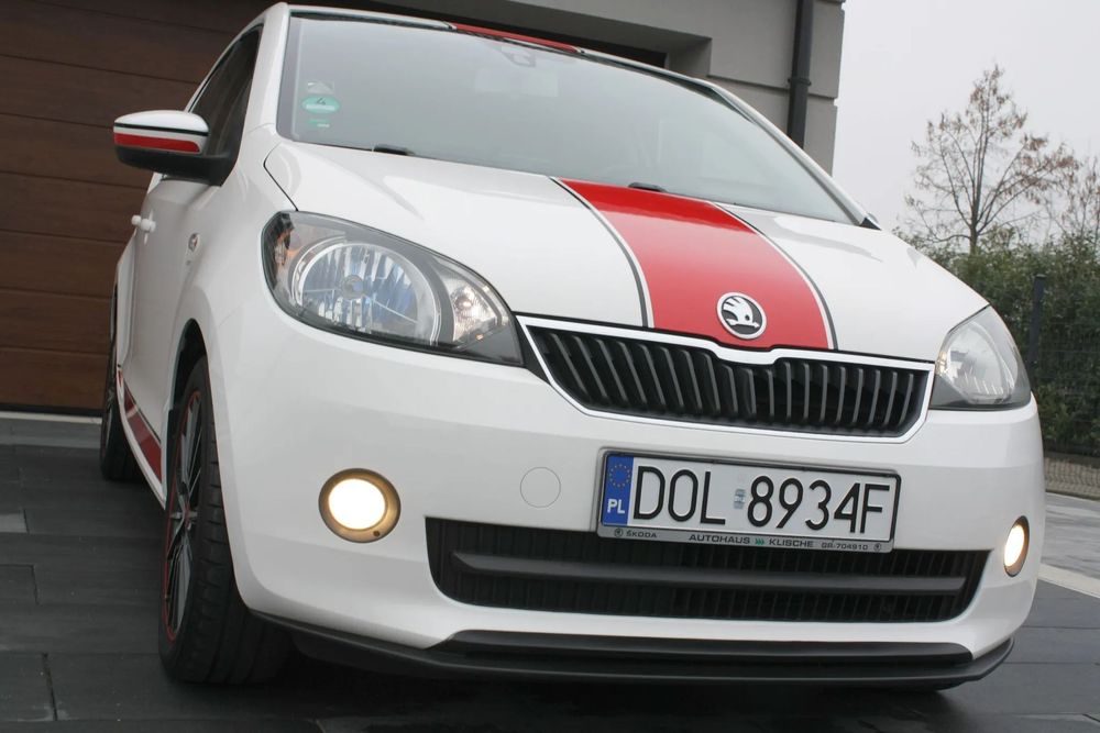 Skoda Citigo PIĘKNA Wer.SPORT 75KM Navi Parktronic Tempom Grz.Fot Garmin Multimedia