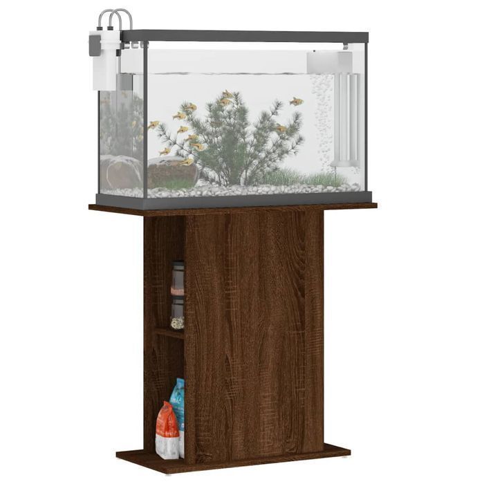 Vidaxl Szafka Pod Akwarium, Brązowy Dąb, 75X36X72,5 Cm