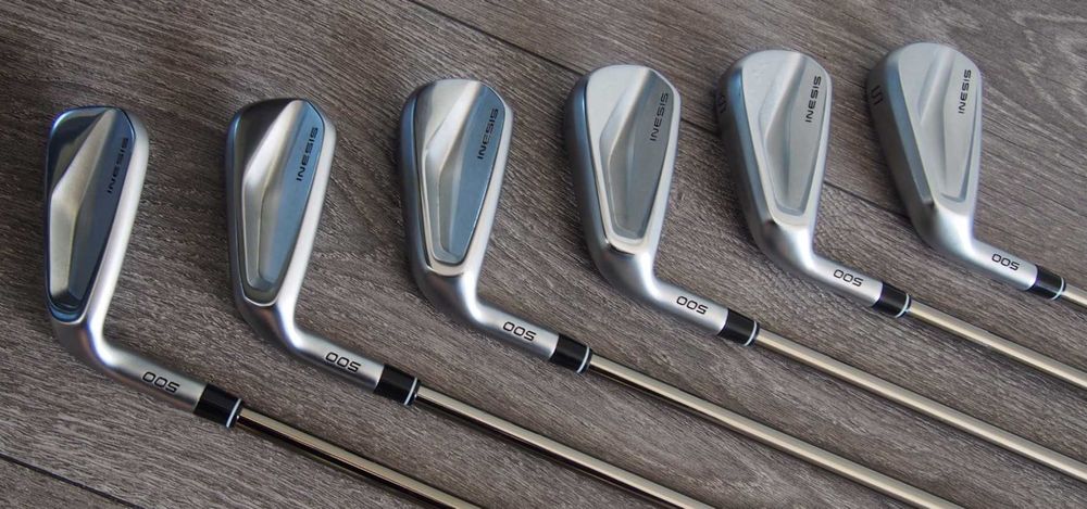 Kije do golfa Zestaw żelaz dla leworęcznych golfistów regular graphite