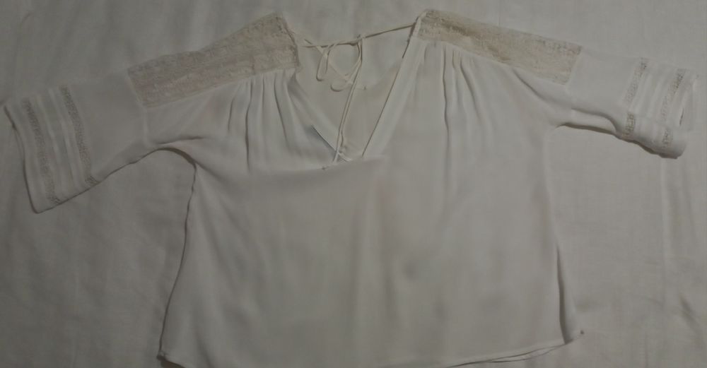 Blusa branca Zara