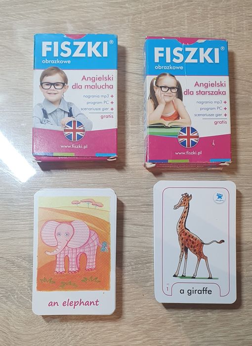 Fiszki obrazkowe języka angielskiego