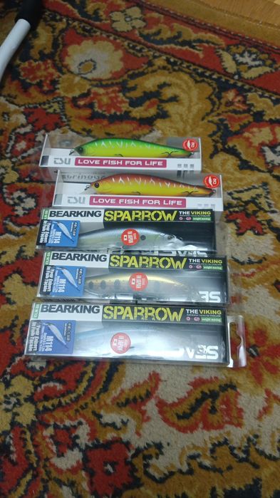 Продам воблеры Биркинг, Мередит, Цуриноя