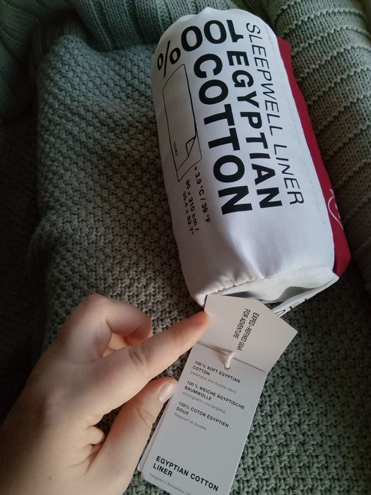 Прямокутна підкладка Exped Sleepwell, 100% єгипетська бавовна