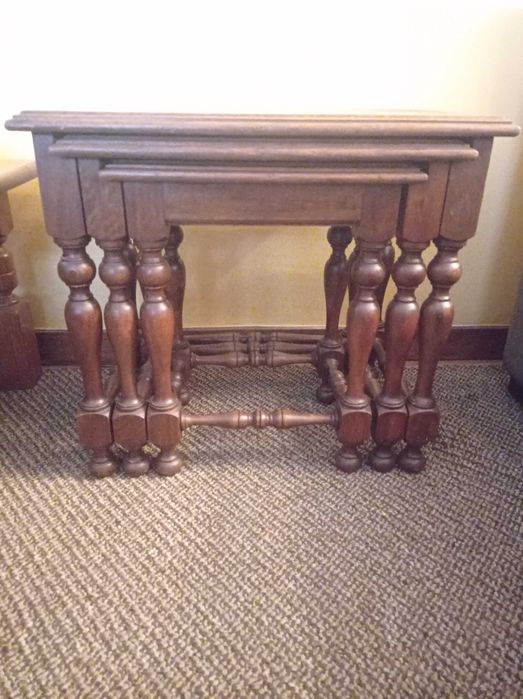 Mesa tripa de madeira