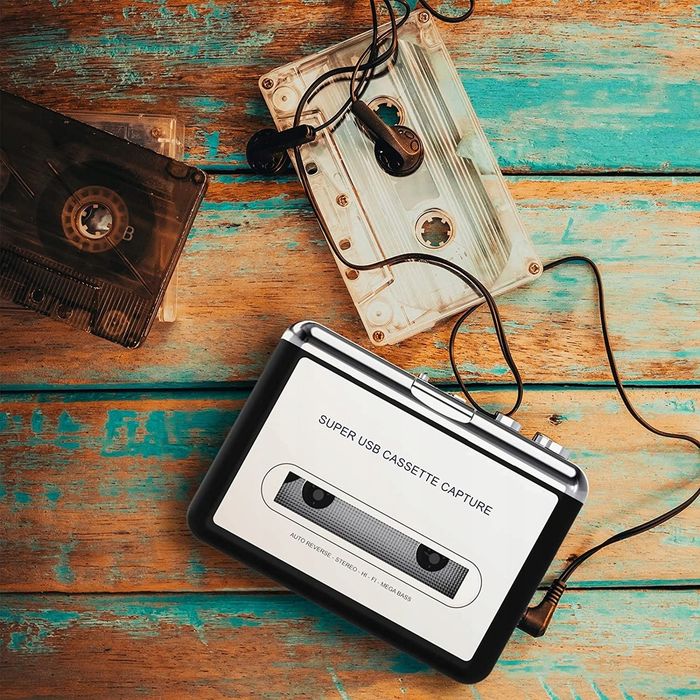 Walkman, Odtwarzacz Kasetowy, Kaset, Przenośny RETRO Konwerter + Słuchawki