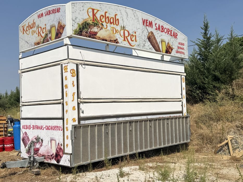 Reboque roulot bar kebabs