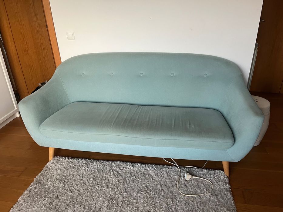 Sofa conforama azul claro