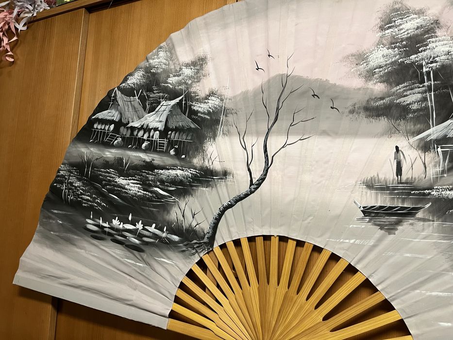 Leque decorativo oriental