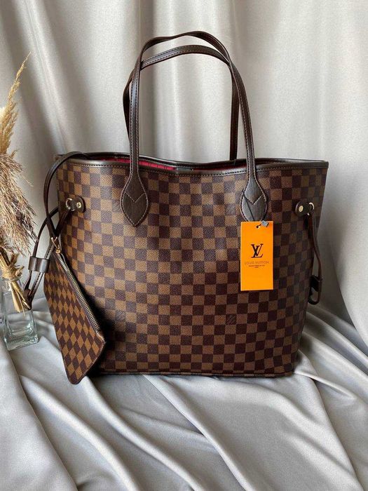 Torba damska shopper tote Neverfull Brown duza damska torebka