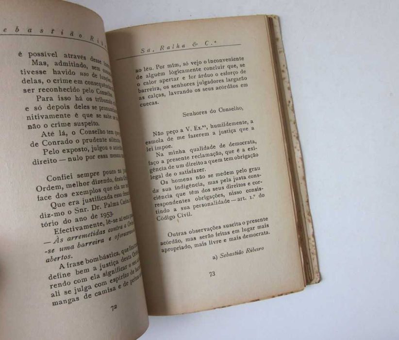 SEBASTIÃO RIBEIRO - SÁ, RALHA & Cª  e LOBOS E CARNEIROS