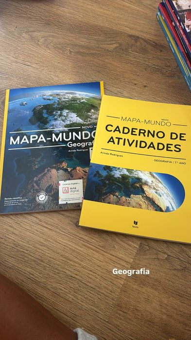 Manuais + livros de fichas 7 Ano NOVOS