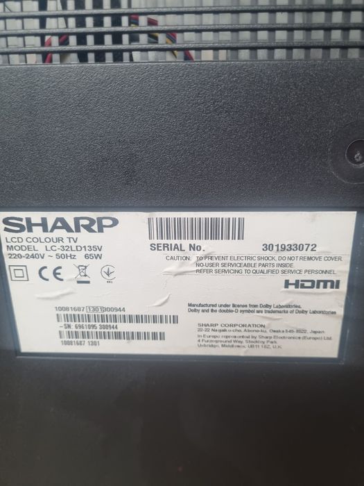 Telewizor sharp 32"