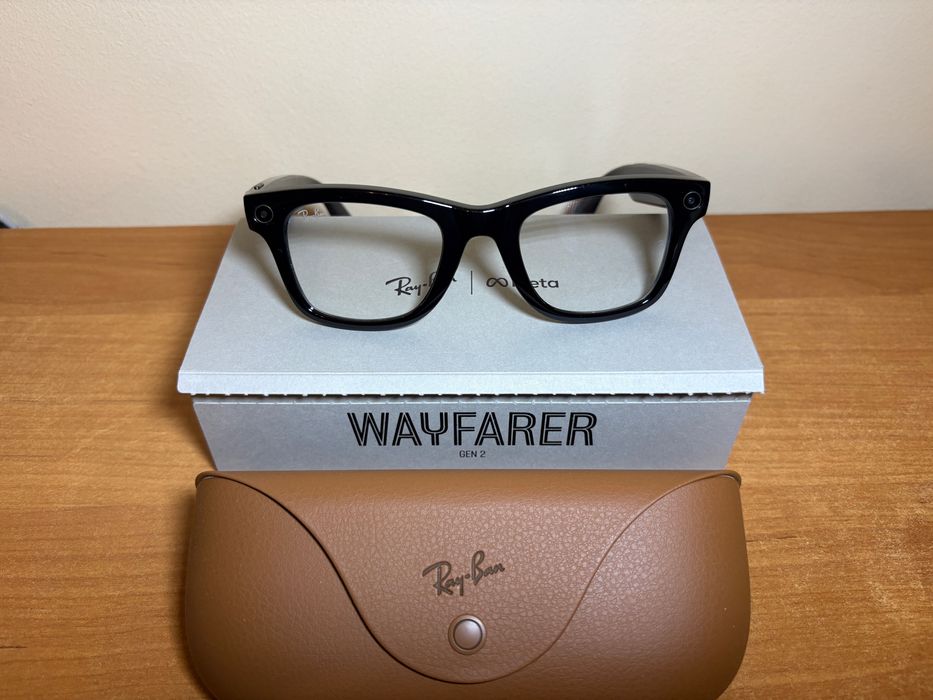 Gen 2 Ray-Ban Meta RW4012 Wayfarer fotochromowe zielone
