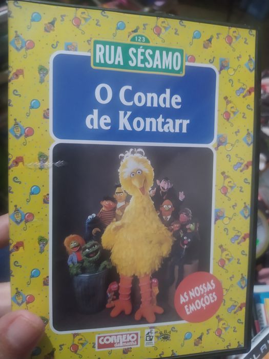 Rua sésamo o conde de kontarr DVD n°10 impecável - oferta dos portes de envio