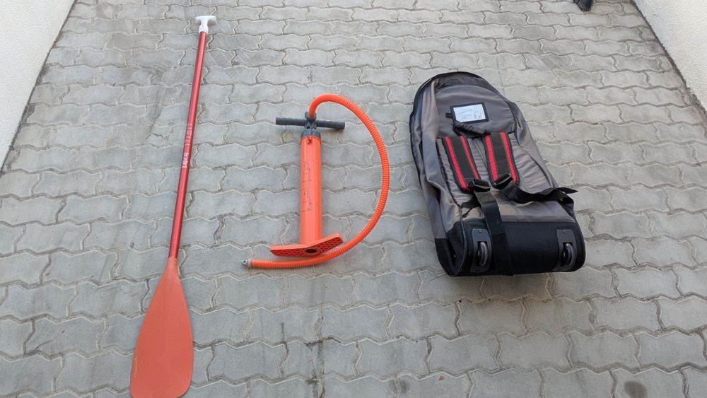SUP Mochila Paddle + Pagaia + Bomba Encher