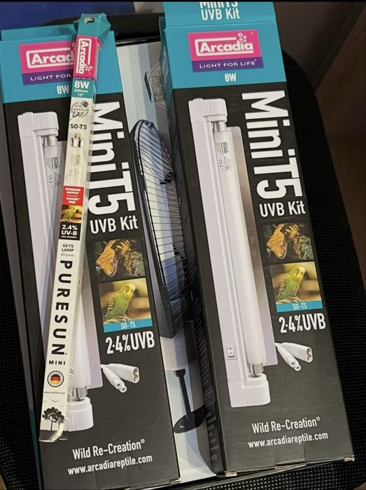 Комплект для птахів Arcadia Bird 8w UVB MiniKit і