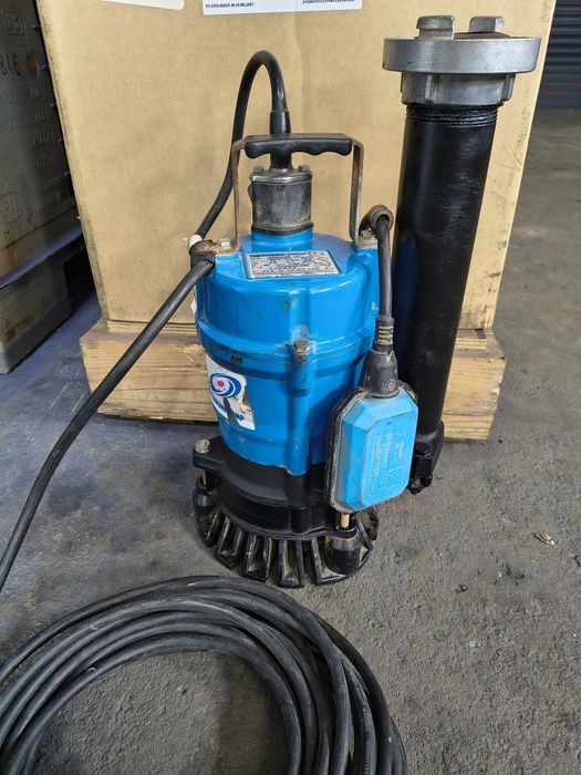 Pompa zatapialna zanurzeniowa do brudnej wody piachu wyjście na wąż strażacki na 230V z pływakiem Tsurumi Pump