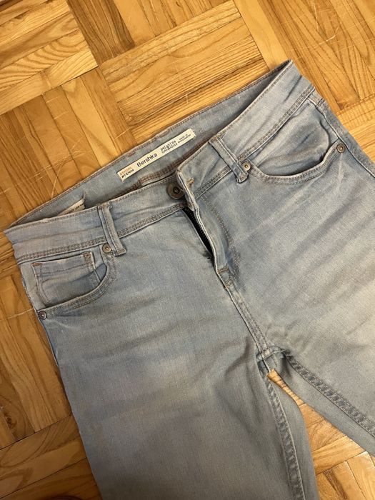 Spodnie jeansy skinny XS denim