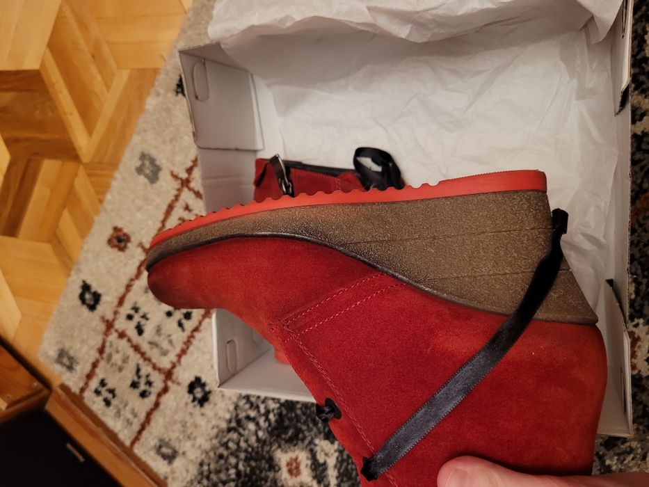 Lanquier botki czerwone rozmiar 40