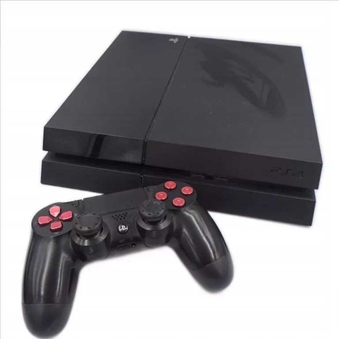 konsola PS4 zestaw, pad, podstawa, gry