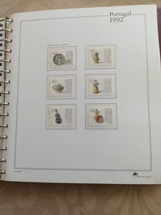 Selos 1992 Filatelia
