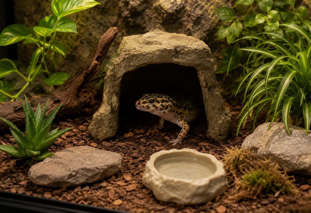 Grota do terrarium