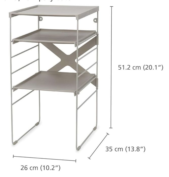 Regulowany stojak na buty, trwałe półki i stali rama, na 4 pary butów