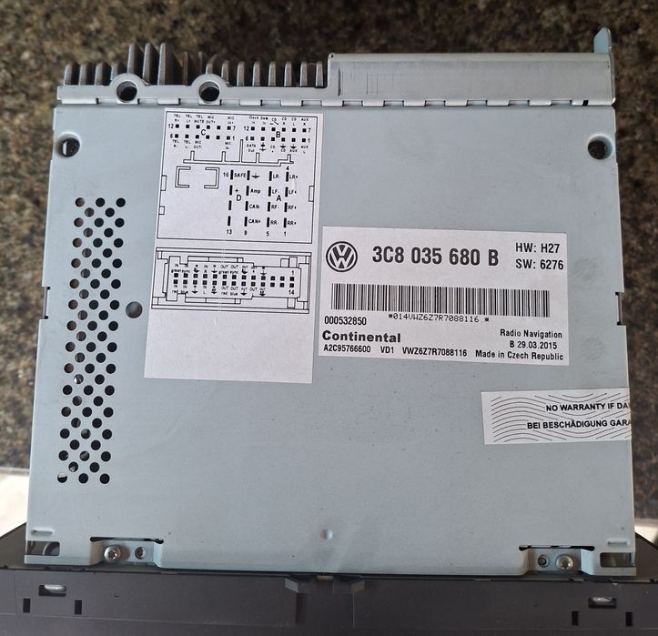 Магнітола Оригінал для Тігуан 2015р