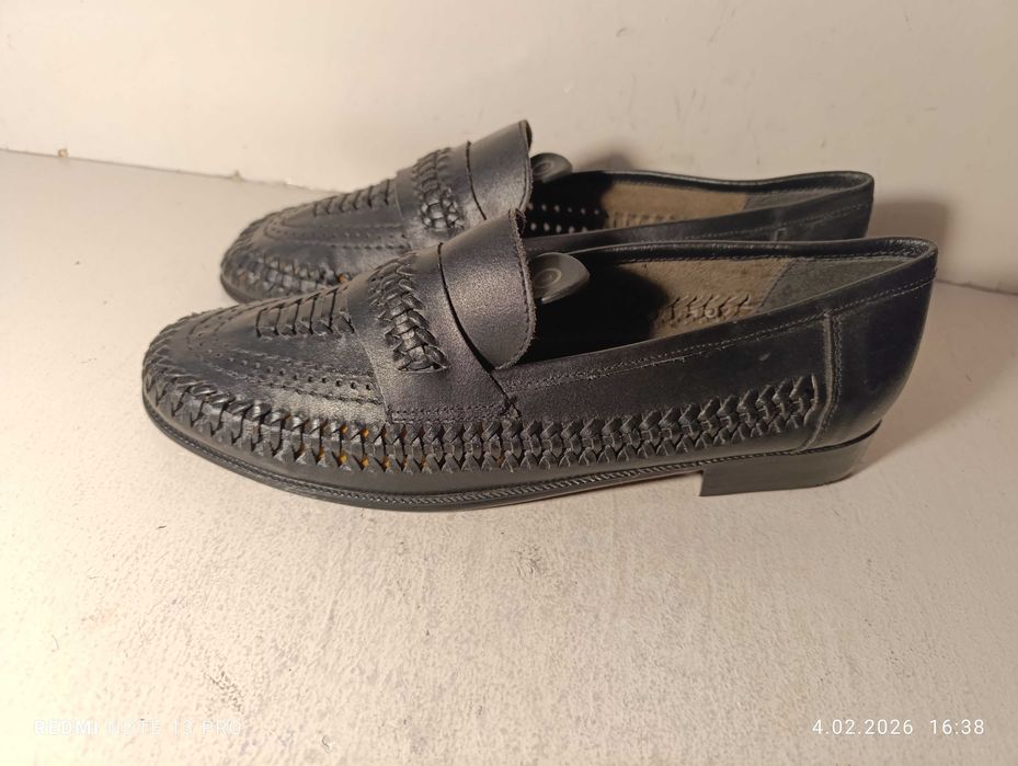 mokasyny skórzane męskie Krisbut
