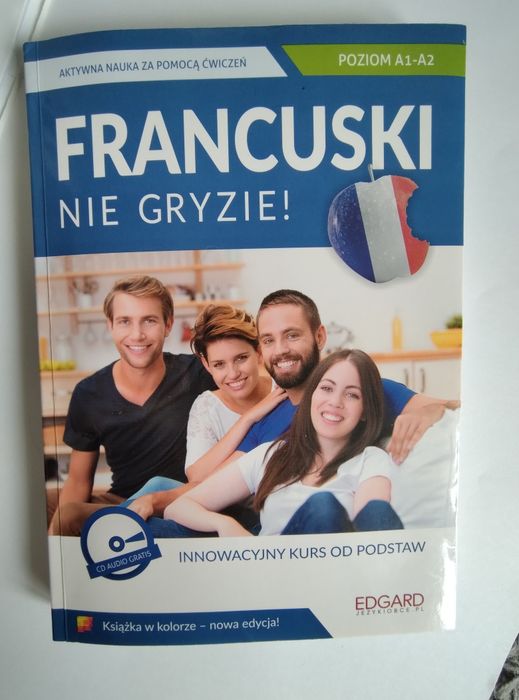 Francuski nie gryzie Kurs A1-A2 Edgard płyta CD S bardzo dobry