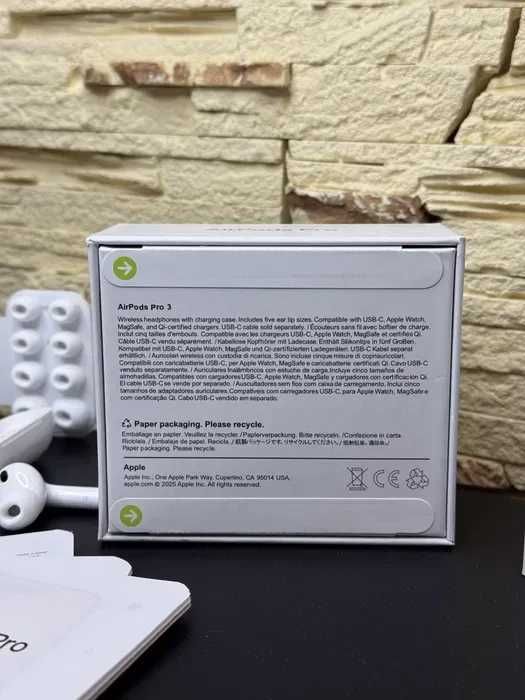 Навушники Apple Airpods Pro 3 Generation + шумопоглинання