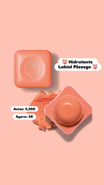 Hidratante Labial Pêssego