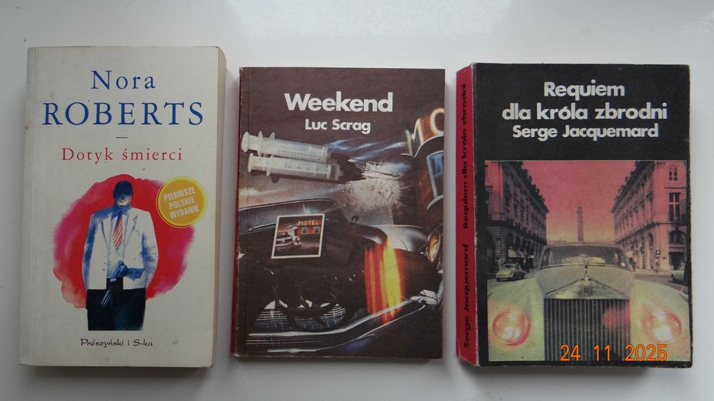 Książki - kryminały cena za 9 książek