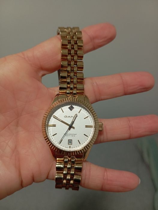 Relógio dourado Gant