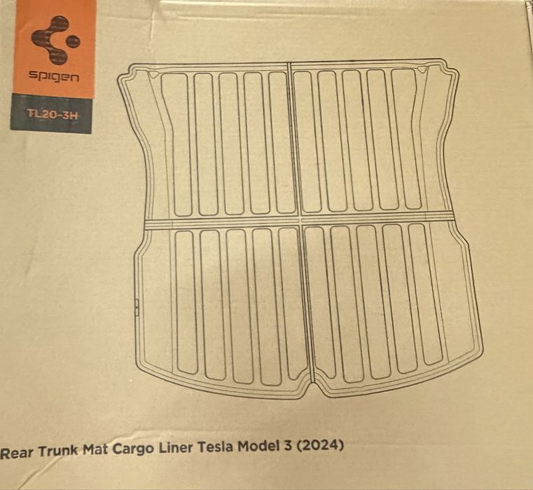 Tapete Bagageira Spigen Tesla Model 3 Highland 2024+ – Novo
