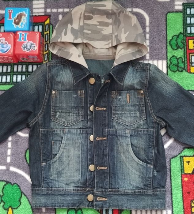 Джинсовая куртка ветровка Matalan 4-5р