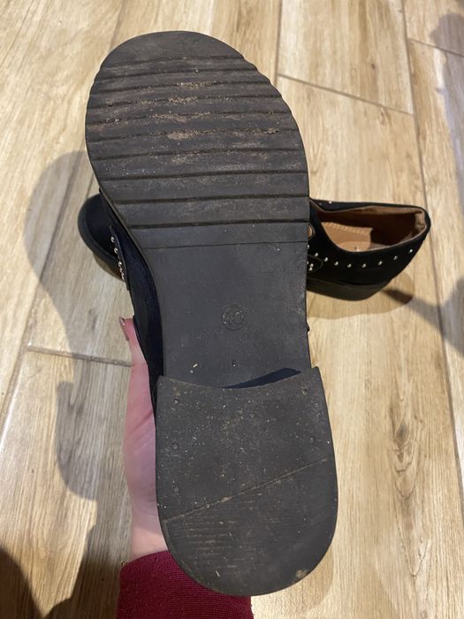 Półbuty damskie zamszowe rozmiar 40
