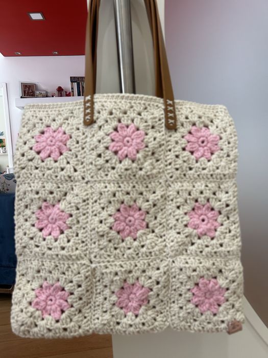Tote bag em crochet. Varias cores