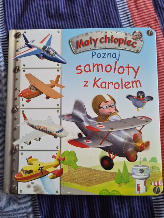 Duża książka Mały chłopiec: Poznaj samoloty z Karolem-stan idealny