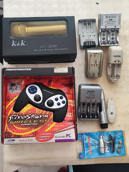 Microfone karaoke & Comando jogos