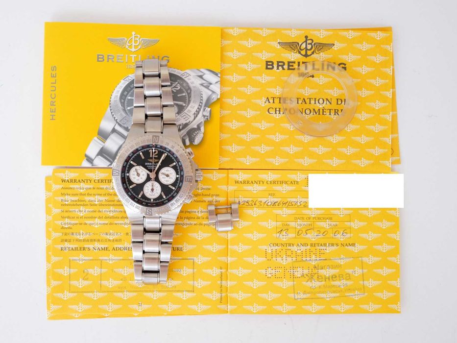 Breitling Hercules Black Dial 45mm