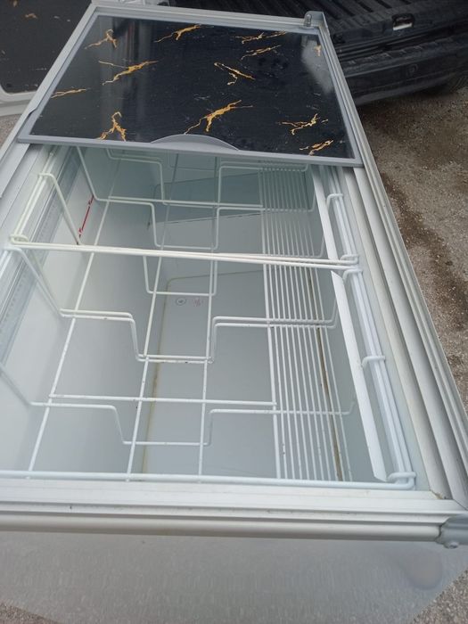 Arca congeladora c/ vitrine para gelados