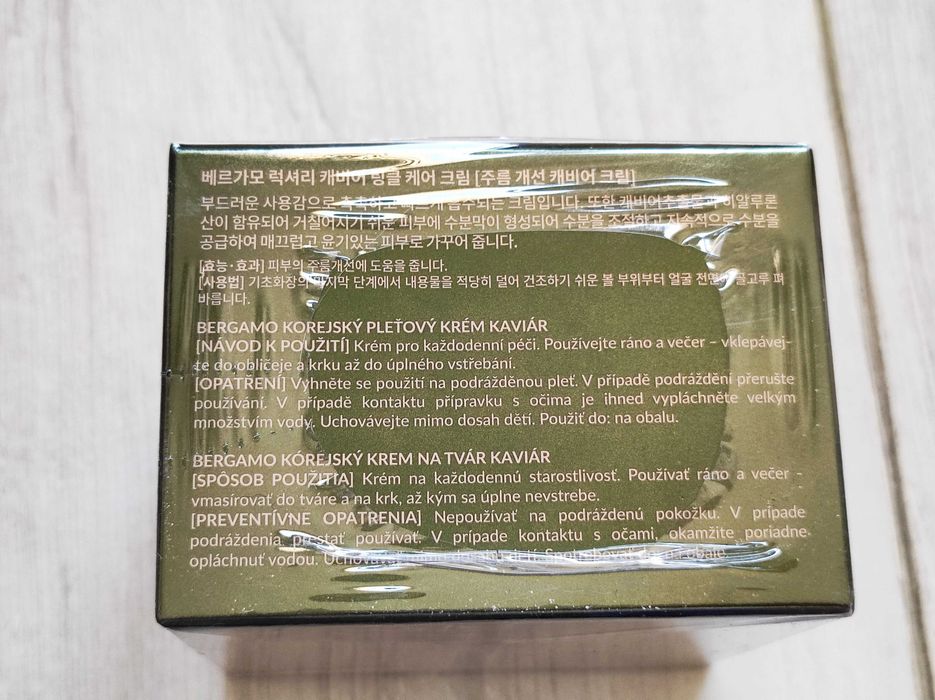 Bergamo Luxury Caviar  krem przeciwzmarszczkowy do twarzy z kawiorem