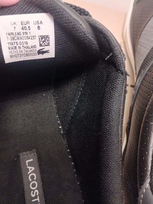 Sneakersy marki LACOSTE  rozmiar 40,5