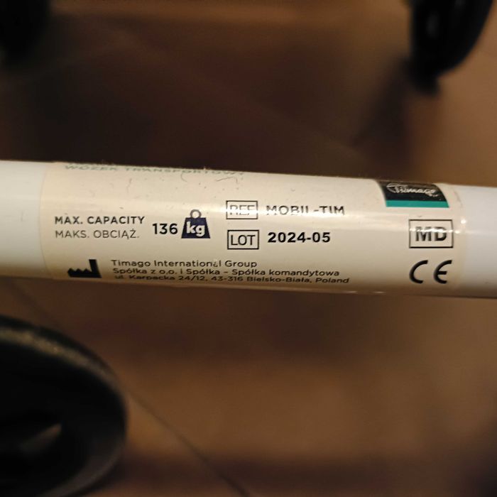 Wózek inwalidzki z funkcją transportową Mobil Tim