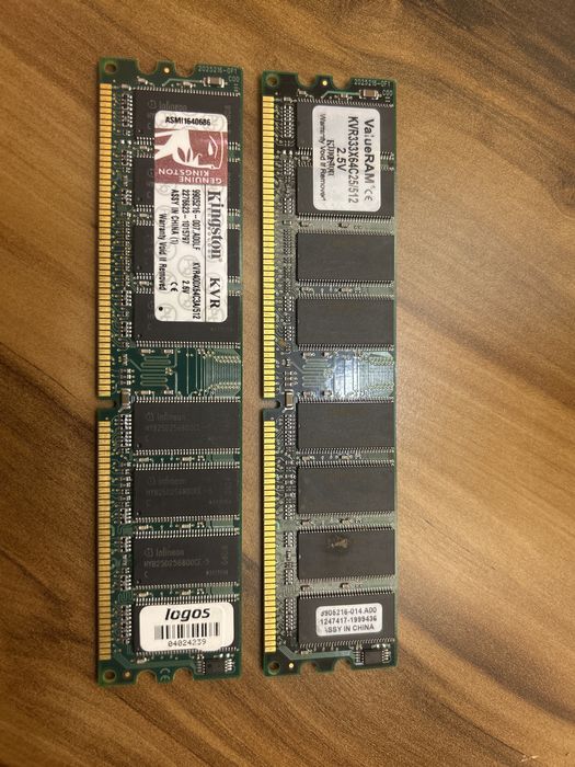 Pamięć RAM 2x512 MB