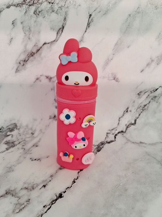 Estojo silicone Kawaii Hello Kitty
