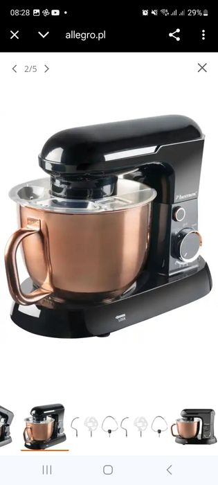 MIKSER ROBOT KUCHENNY planetarny BESTRON 9 prędkości