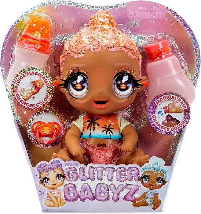 Лялька Глітер Бебіс Солана Glitter Babyz Solana Sunburst Baby 577294