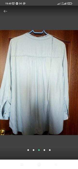 Нова туніка сорочка блуза  для вагітних H&M р.L